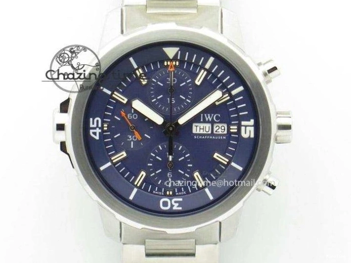 MIROTIME 0323 Versatile Aquatimer Chrono IW376803 V6F 1:1 Best Edition White Dial On SS Bracelet A 7359